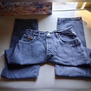 Wrangler Women's Straight Leg Jeans - Dark Blue